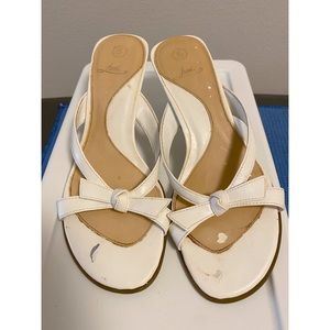 White Fioni Kitten Heels